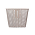 Basil Bilbao FM - fietsmand - voorop - nude metallic