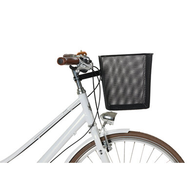 Basil Bilbao FM - fietsmand - voorop - zwart