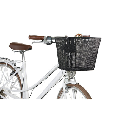 Basil Bilbao FM - fietsmand - voorop - zwart