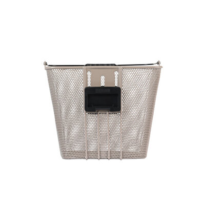 Basil Bilbao KF - fietsmand - voorop - nude metallic