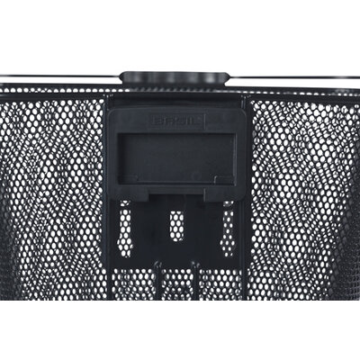 Basil Bilbao KF + stem holder - fietsmand -  zwart
