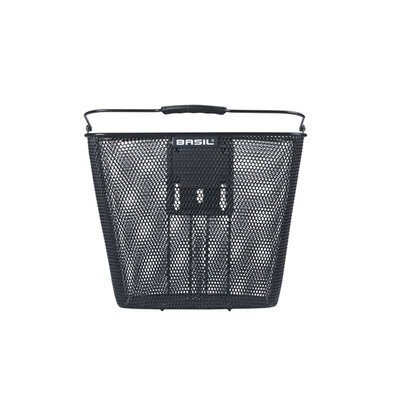 Basil Bilbao KF + stem holder - fietsmand -  zwart