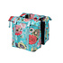 Basil Bloom Field - dubbele fietstas - 28-35 liter - blauw