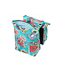 Basil Bloom Field - dubbele fietstas - 28-35 liter - blauw