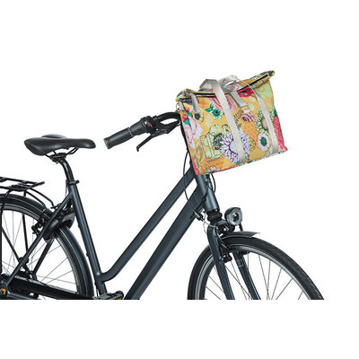 Basil Bloom Field - fietshandtas - 8-11 liter - voorop/achterop - geel