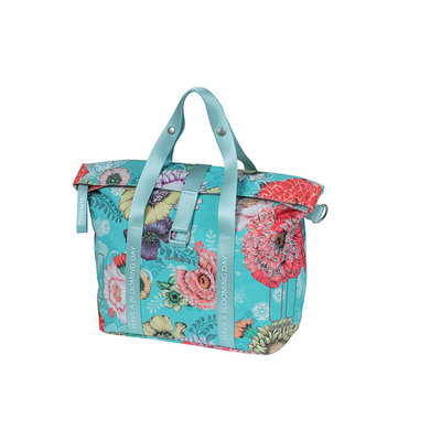 Basil Bloom Field - fietshandtas - 8-11 liter - voorop/achterop - blauw