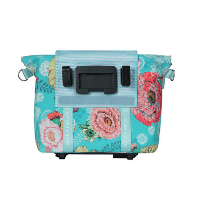 Basil Bloom Field - fietshandtas MIK - 8-11 liter - voorop/achterop - blauw