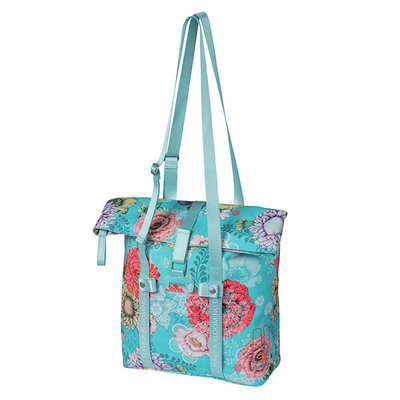 Basil Bloom Field - fietsshopper - 15-20 liter - blauw