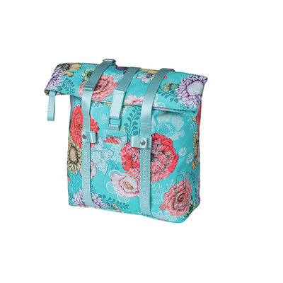 Basil Bloom Field - fietsshopper - 15-20 liter - blauw
