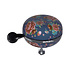 Basil Bloom - fietsbel - 80 mm - blauw met bloemen