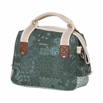 Basil Bohème - city stuurtas KF - 8 liter - groen