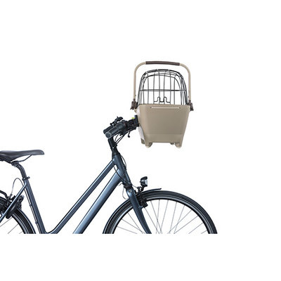 Basil Buddy KF - hondenfietsmand - voorop - biscotti bruin
