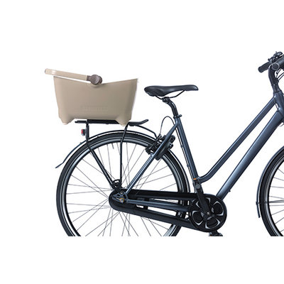 Basil Buddy MIK - hondenfietsmand - achterop - biscotti bruin