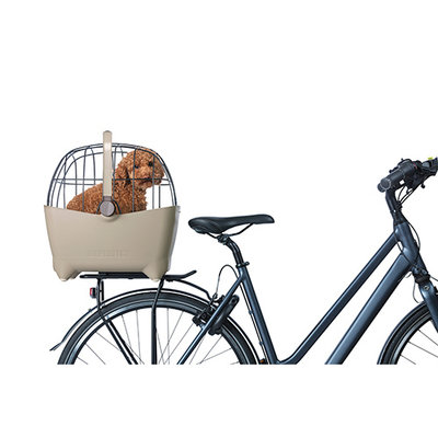 Basil Buddy MIK - hondenfietsmand - achterop - biscotti bruin