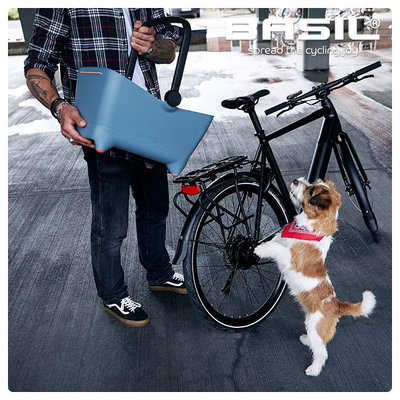 Basil Buddy MIK - hondenfietsmand - blauw