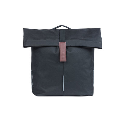 Basil - City - dubbele fietstas MIK - 28-32 liter - zwart