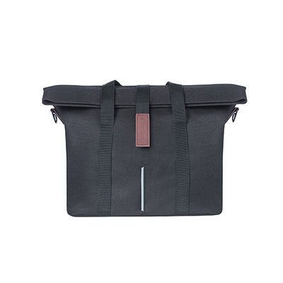 Basil City - fietshandtas - 8-11 liter - voorop/achterop - zwart