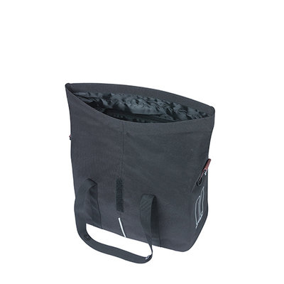 Basil City - fietshandtas MIK - 8-11 liter - voorop/achterop - zwart