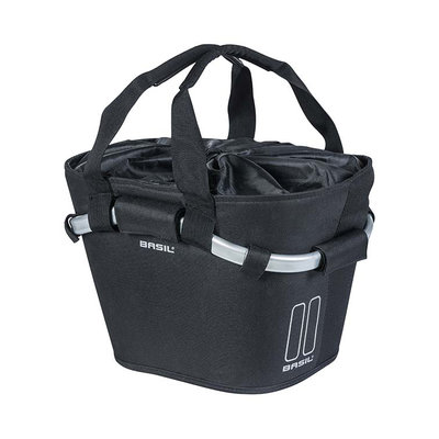 Basil Classic Carry All KF – fietsmand – voorop - zwart