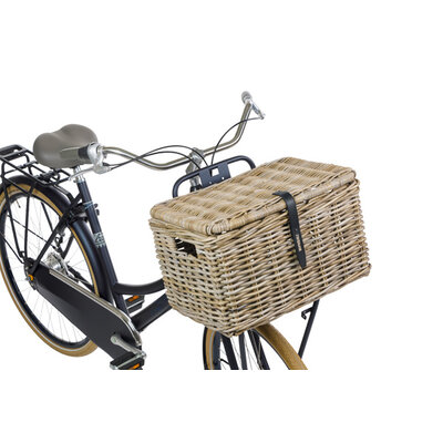 Basil Dax - fietsmand - large - grijs