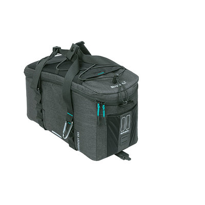 Basil Discovery 365D - bagagedragertas M MIK - 9 liter - zwart