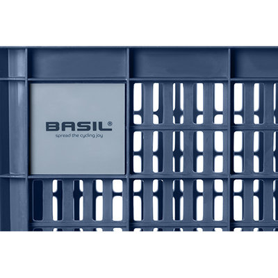 Basil fietskrat L - groot - 40 liter - blauw