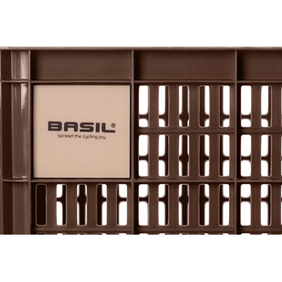 Basil fietskrat L - groot - 40 liter - bruin