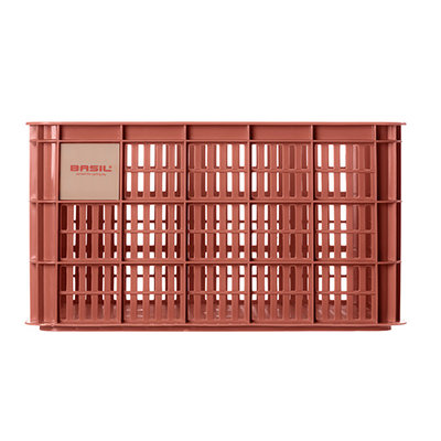 Basil fietskrat L - groot - 40 liter - rood