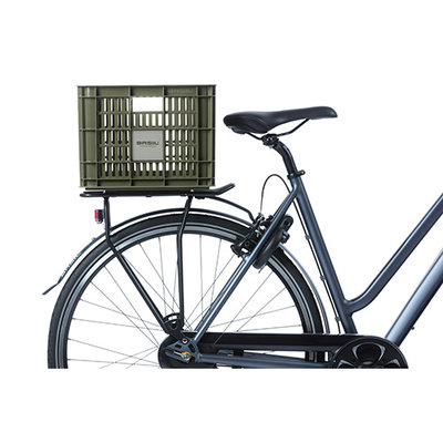 Basil fietskrat M - medium - 29.5 liter - groen