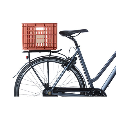 Basil fietskrat M - medium - 29.5 liter - rood