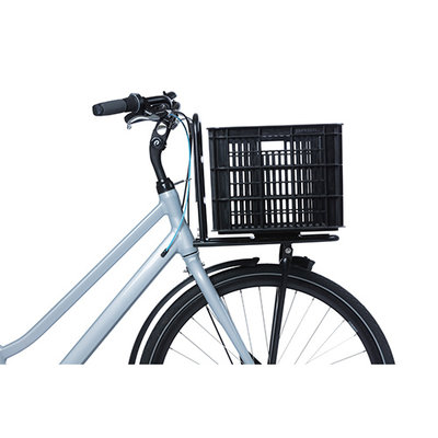 Basil fietskrat MIK L - groot - 40 liter - zwart