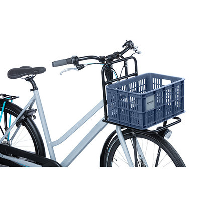 Basil fietskrat S - klein - 17.5 liter - blauw