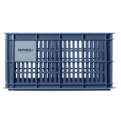 Basil fietskrat S - klein - 17.5 liter - blauw