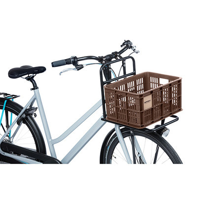 Basil fietskrat S - klein - 17.5 liter - bruin
