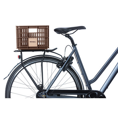 Basil fietskrat S - klein - 17.5 liter - bruin