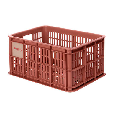 Basil fietskrat S - klein - 17.5 liter - rood