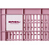 Basil fietskrat S - klein - 17.5 liter - roze