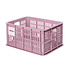 Basil fietskrat S - klein - 17.5 liter - roze
