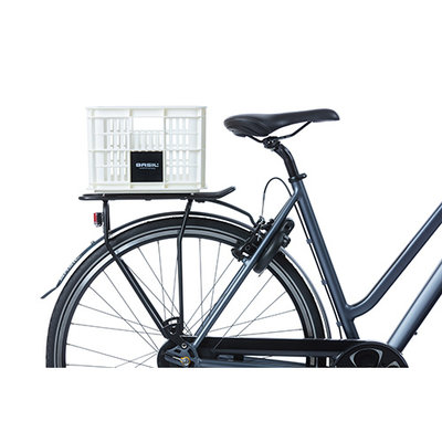 Basil fietskrat S - klein - 17.5 liter - wit