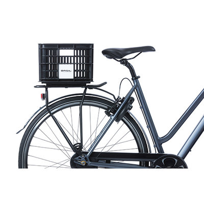 Basil fietskrat S MIK - klein - 17.5 liter - zwart