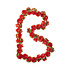 Basil Flower Garland - bloemenstreng - rood