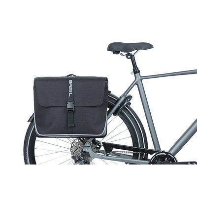 Basil Forte - dubbele fietstas MIK - 35 liter - zwart