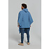 Basil Hoga fietsregenponcho - unisex - blauw