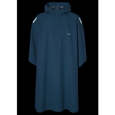 Basil Hoga fietsregenponcho - unisex - blauw