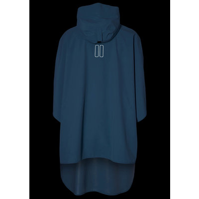 Basil Hoga fietsregenponcho - unisex - blauw