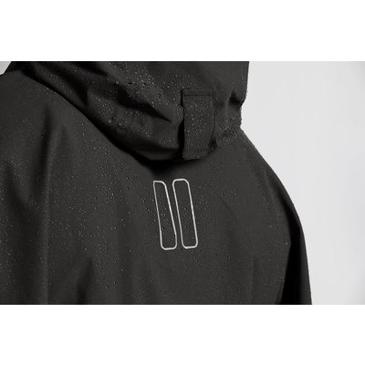 Basil Hoga fietsregenponcho - unisex - zwart