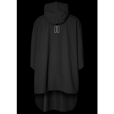 Basil Hoga fietsregenponcho - unisex - zwart