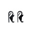 Basil Hook-On system Sports -  set van 2 haken - Ø10-12 mm -zwart
