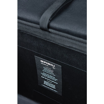 Basil Kavan Eco Classic - dubbele fietstas - 58 liter - zwart