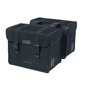 Basil Kavan Eco Classic - dubbele fietstas - 68 liter - zwart